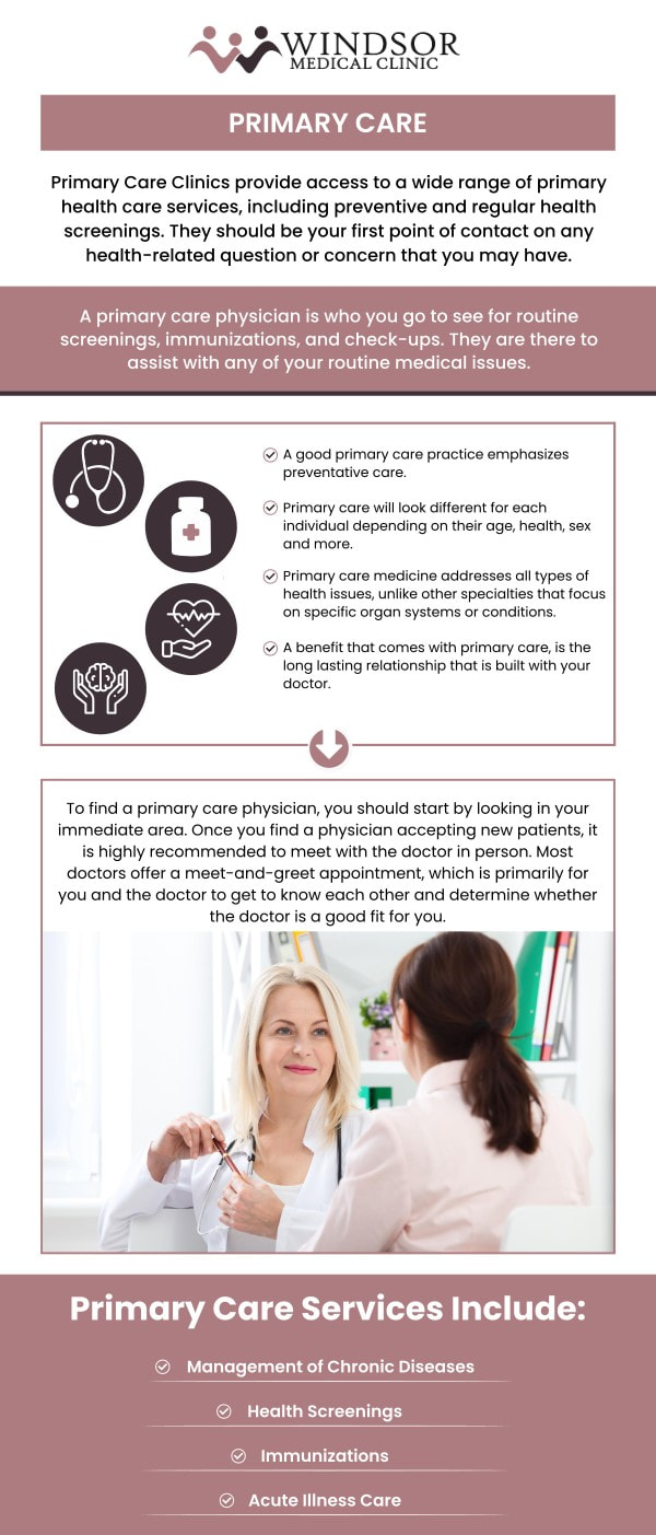 If you are looking for a trusted primary care doctor in Temple Terrace, FL Windsor Medical Clinic offers patient-centered care focused on prevention, wellness, and long-term health support. Our skilled team helps patients manage routine health needs, monitor ongoing concerns, and receive guidance for better overall well-being in a comfortable and supportive setting. For more information, contact us or book an appointment online. We are conveniently located at 11434 N 53rd St, Temple Terrace, FL 33617.